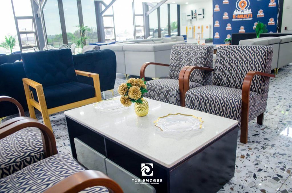 Premium seating area at The Encore Midrand
