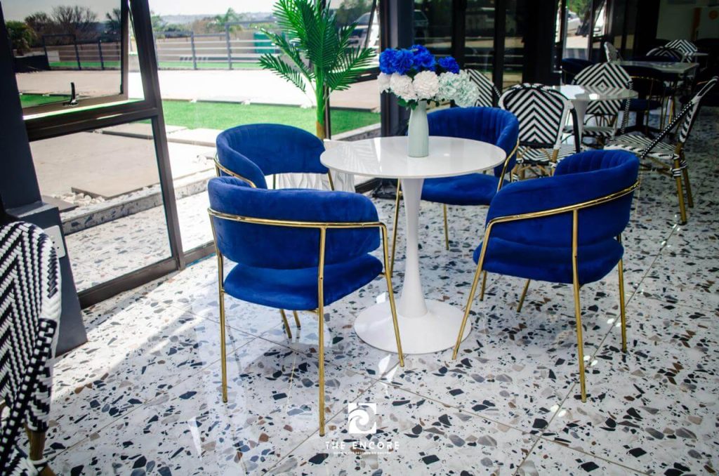 Lounge seating at The Encore Midrand