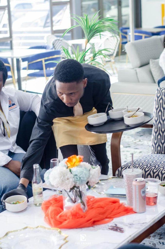 Event serving staff at The Encore Midrand